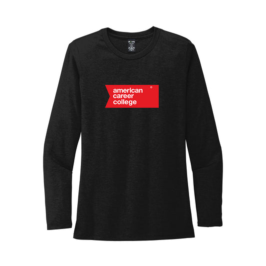 BLACK Allmade® Women’s Tri-Blend Long Sleeve Tee