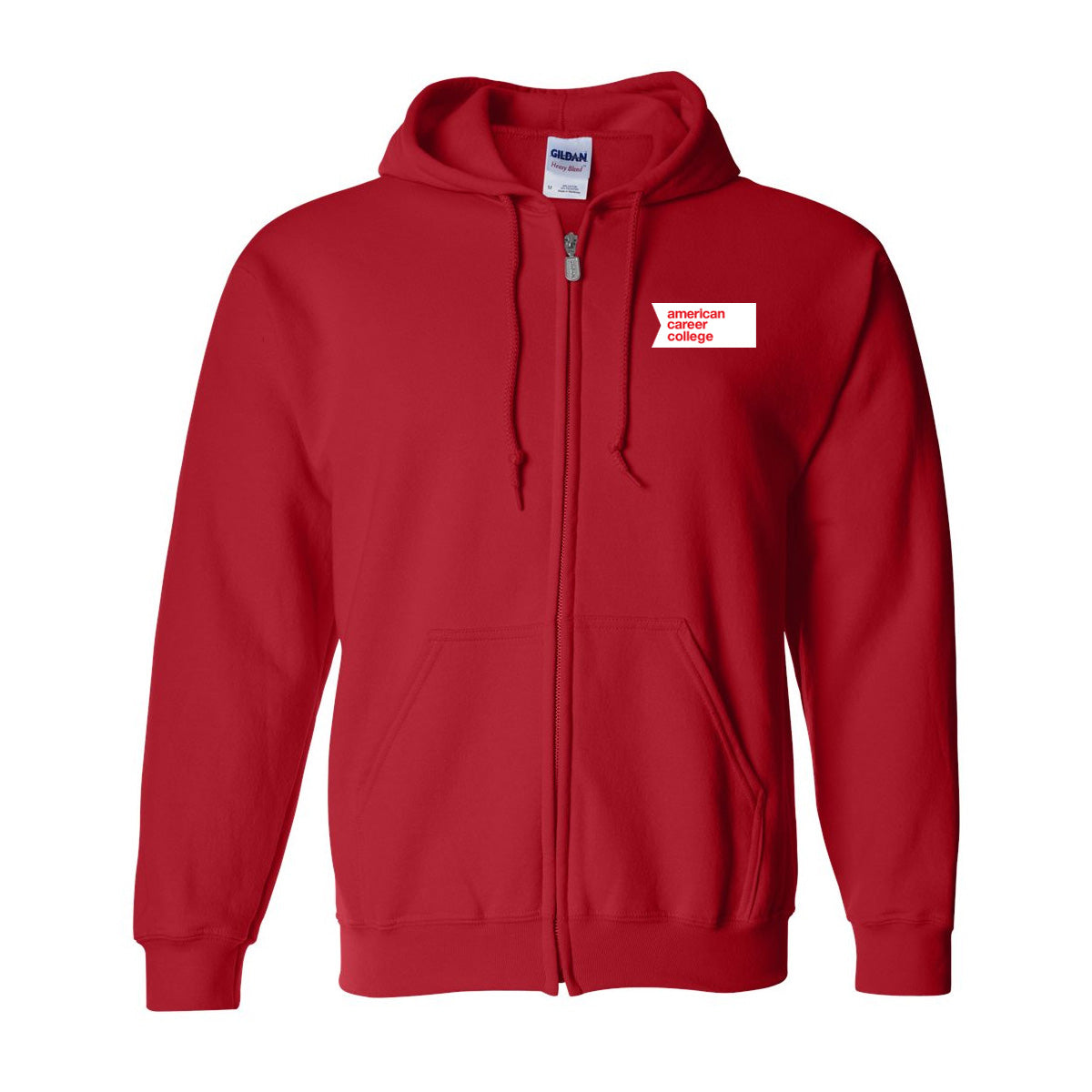 RED Gildan® - Heavy Blend™ Full-Zip Hooded Sweatshirt
