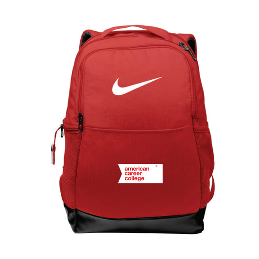 RED Nike Brasilia Medium Backpack