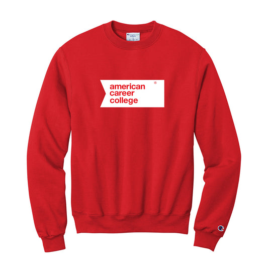 RED Champion® Powerblend® Crewneck Sweatshirt
