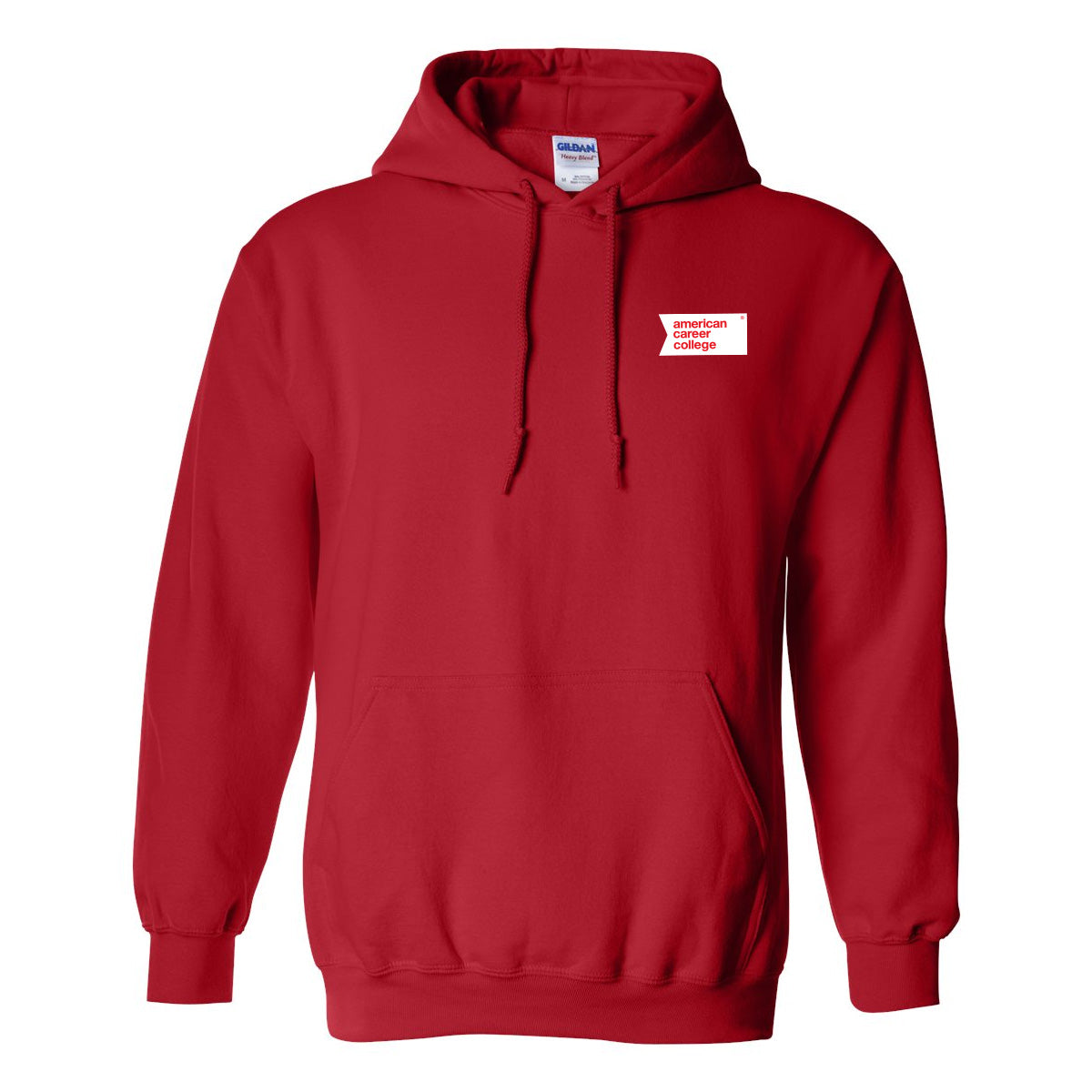 RED Gildan® - Heavy Blend™ Hooded Sweatshirt