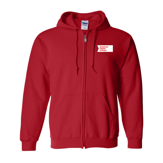 RED Gildan® - Heavy Blend™ Full-Zip Hooded Sweatshirt
